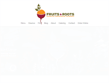 Tablet Screenshot of fruitsnroots.com